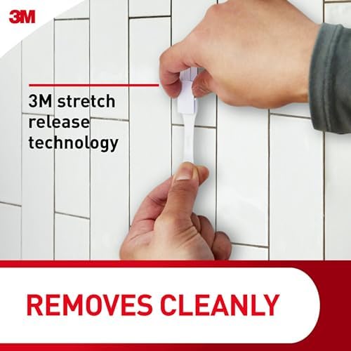 Secure Double Bathroom Wall Hook with Adhesive Strip