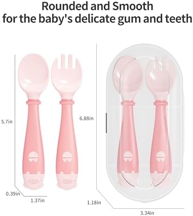 Deejoy Baby Utensils Set for Toddler