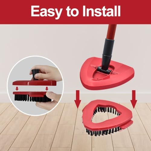 2-Pack Scrub Brush Head for Ocedar EasyWring 1-Tank Spin System