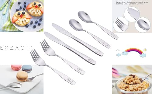 Exzact Childrens Flatware 6pcs Set