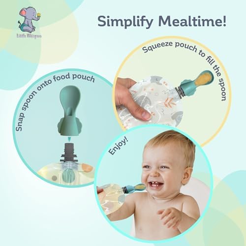 Little Whispers 5-Pack Baby Pouch Spoon Attachments