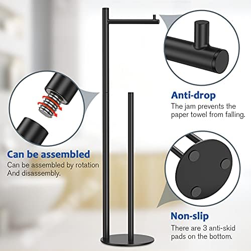 Elegant Black Toilet Paper Holder