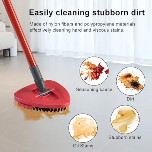 2-Pack Scrub Brush Head for Ocedar EasyWring 1-Tank Spin System