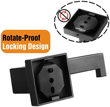 HITSLAM Matte Black Toilet Paper Holder