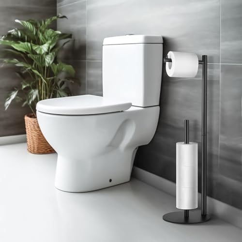 HHAOLUDUO Standing Toilet Paper Holder