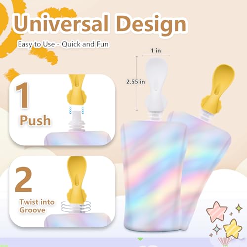 MiniMunch Silicone Baby Spoon Set
