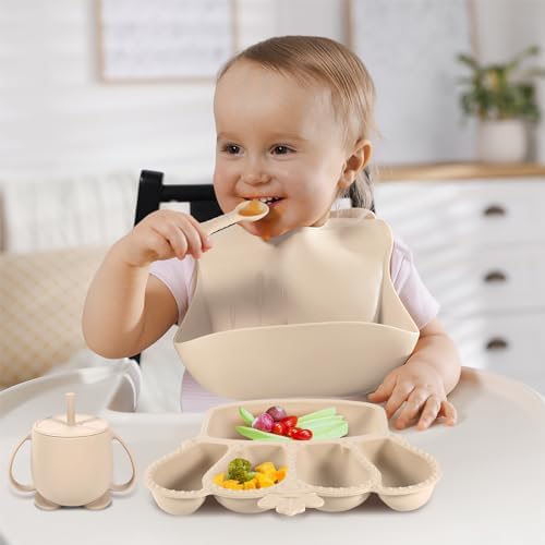 Sensitive Skin Silicone Baby Feeding Set 10 Pcs