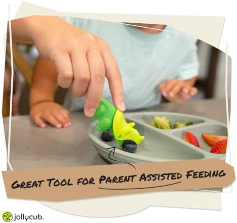 JollyCub Dino Chomper Toddler Utensils Set