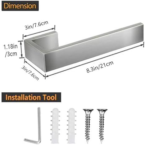 Rust-Proof Hand Towel Holder with Modern Design