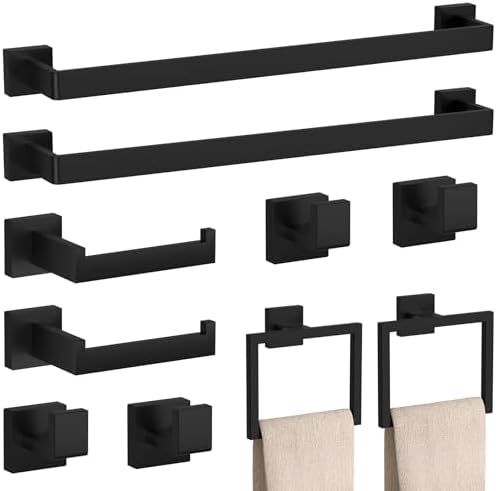 Essential 10-Piece Washroom Accessories Set
