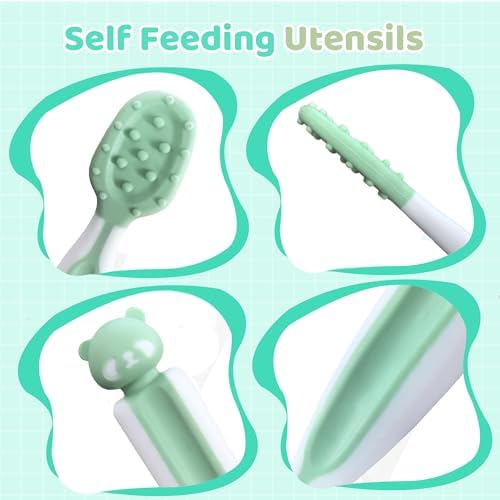 Silicone Baby Spoons Set for 6 Months