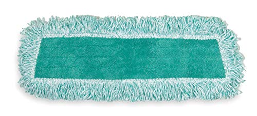 Premium 18-inch Microfiber Dust Pad with Fringe for Janitorial Cleaning