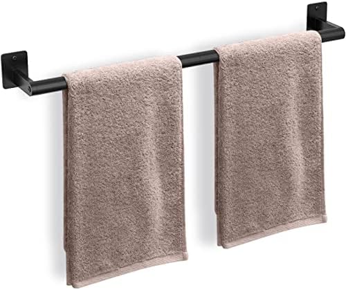 Heavy Duty 24-Inch Wall-Mounted Towel Bar for Bathroom Organization