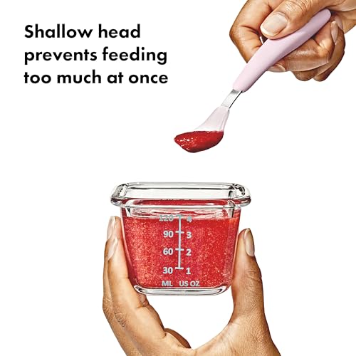 OXO Blossom Tot On-the-Go Feeding Spoon Best for Busy Parents