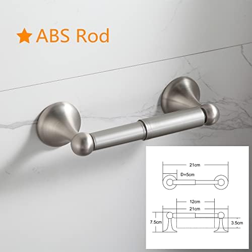 BGL 4-Piece Bathroom Hardware Set with Towel Bar and Robe Hook