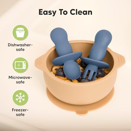 4-pack Silicone Baby Set for Feeding