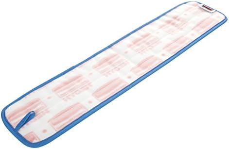 rubbermaid commercial 24-inch microfiber damp mop pad pack of 5 blue