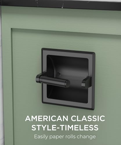FORIOUS Recessed Toilet Paper Holder