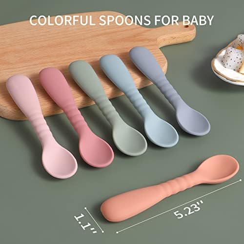 MEFAN Silicone Feeding Spoons