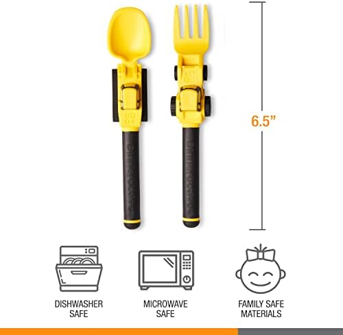 Construction-Themed Toddler Flatware Set