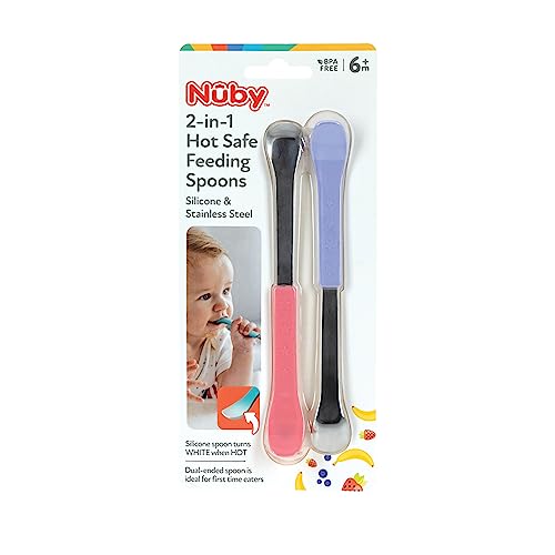 Nuby Safe Feeding Spoons 2-Pack