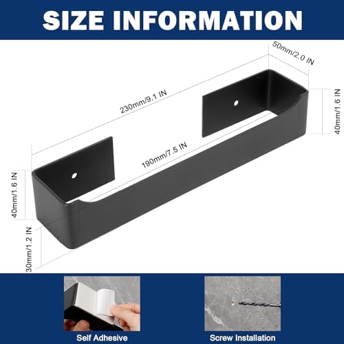 NearMoon Adhesive Towel Holder for Bathroom Kitchen