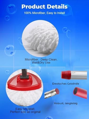 4-Pack Mop Head Replacement