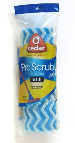 Effortlessly Clean with O Cedar Pro-Scrub Mop Refill 10-Inch