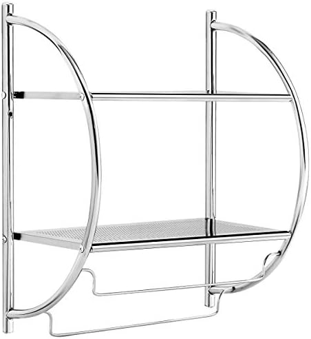 Wall-Mounted Chrome Shed Organizer