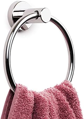 Premium Chrome-Finish Heavy Duty SUS 304 Towel Ring