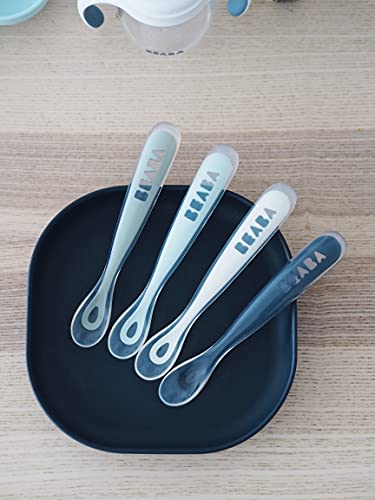 BEABA Babys First Silicone Spoon Set