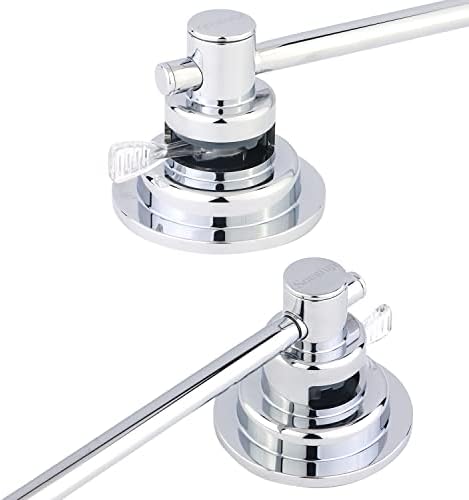 Sneatup Suction-Cup Extendable Towel Bar Stainless Steel 17-29