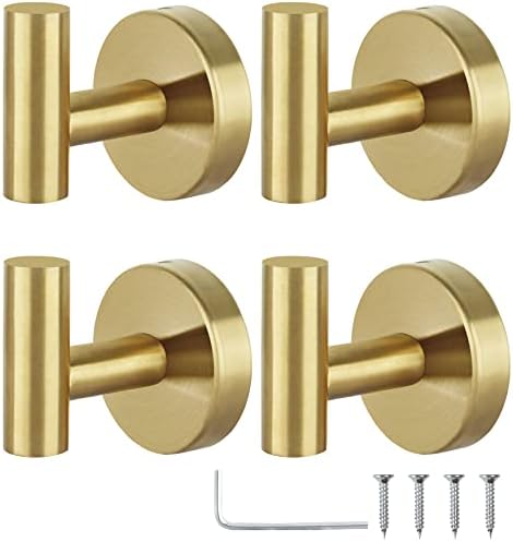 Homagic Stainless Steel Towel Robe Hook Set 4 Pieces