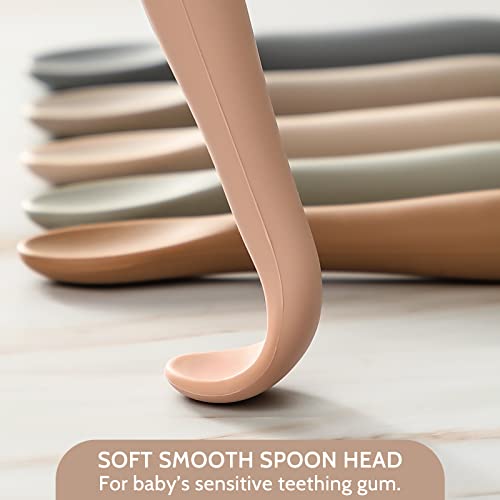 6-Pack Baby Spoons Self-Feeding for Babies