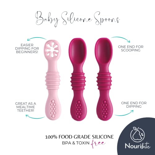 Perfect Baby Silicone Spoons 4 Months