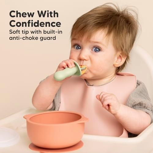 Reusable Silicone Baby Set Perfect for Baby Led Weaning
