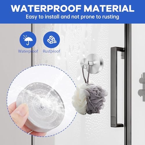Chunky Suction Cup Hooks No-Drill Bathroom Kitchen Robe Hangers