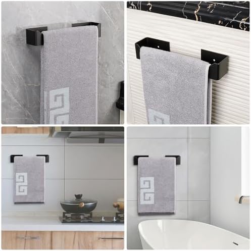 NearMoon Adhesive Towel Holder for Bathroom Kitchen