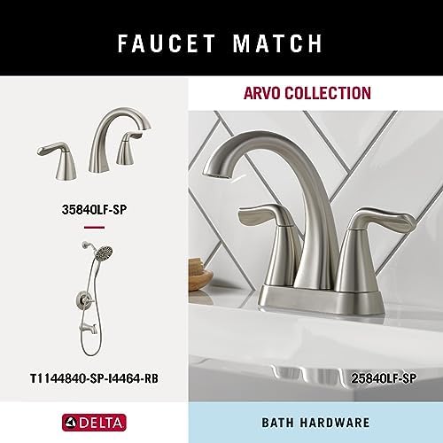 Delta Arvo SpotShield Brushed Nickel Towel Ring Holder