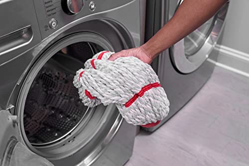 Rechargeable Microfiber Twist Mop Kit Machine Washable Deep Clean Multi-Surface Use