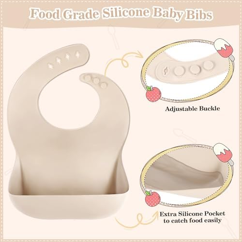 Sensitive Skin Silicone Baby Feeding Set 10 Pcs