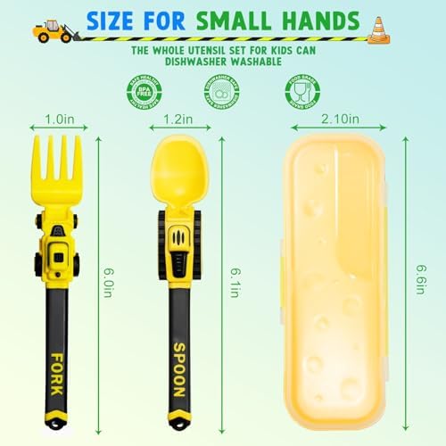 Construction Toddler Utensils