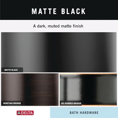 Delta Nicoli 4-Piece Bathroom Set Matte Black