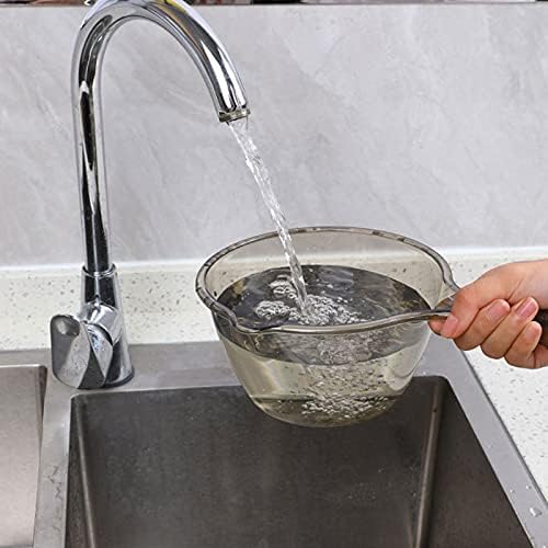 Transparent Pink Water Scoop with Spout Bathroom Kitchen Essential