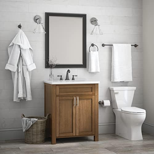 Compact Oil-Rubbed Bronze Towel Holder for Bathroom Kitchen