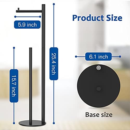 Elegant Black Toilet Paper Holder