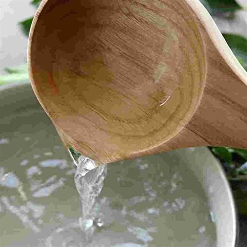 Woodsaman Baby Sauna Wooden Splash Spoon - Safe for Hair and Skin