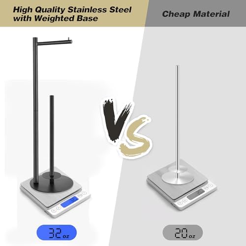 HHAOLUDUO Standing Toilet Paper Holder