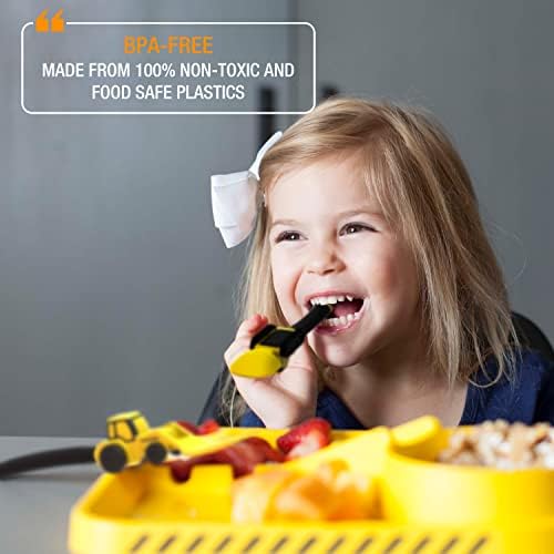 Construction-Themed Toddler Flatware Set