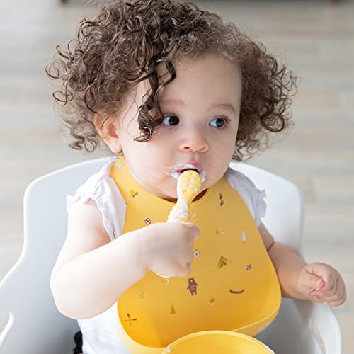 Bumkins Silicone Baby Utensils Set